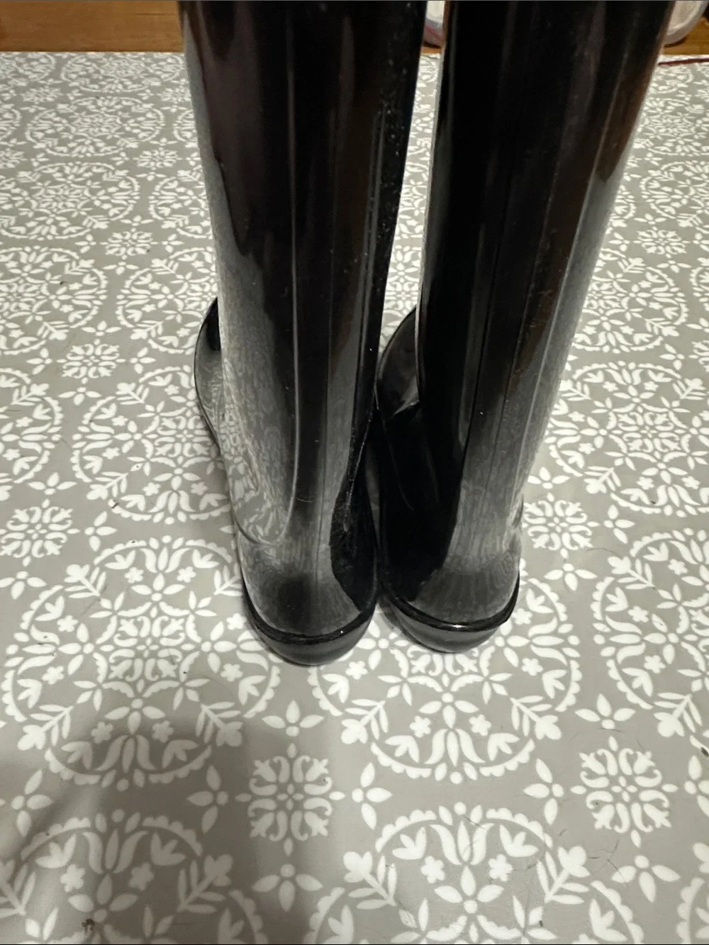 Kamik Black Women's Glossy Rain Boots